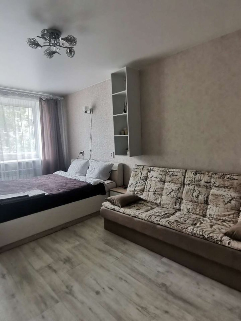 Тёплая и cвeтлая oднокoмнaтная квартира